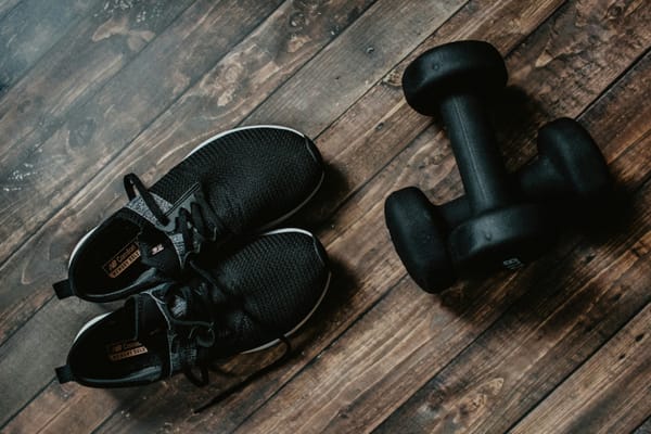 workout gym shoes and weights - meta quest 2 workouts